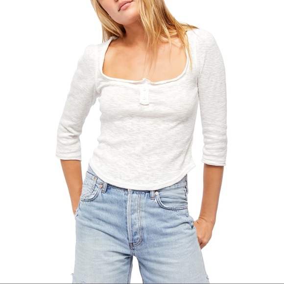 Free People Tops - Free People Jaimie Henley Top NWT